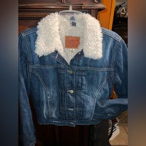 Levi Sherpa Jean Jacket